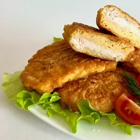 Филе птицы под сырной шубкой